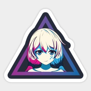 Teriri waifu merch Sticker